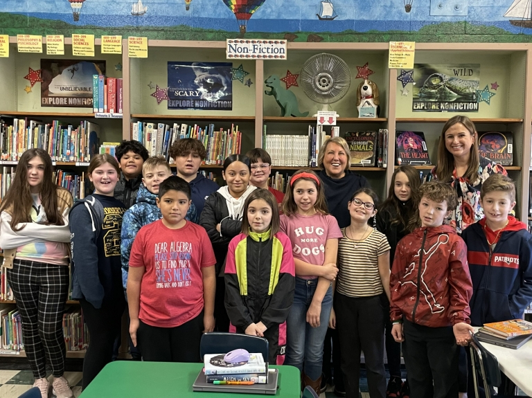 Weiss Consulting Supports Young Readers and Promotes Literacy at Lambert-Lavoie Elementary in Chicopee
